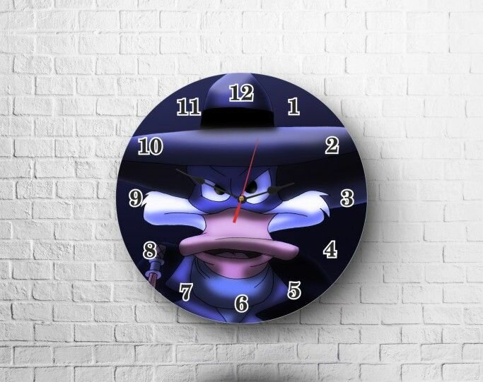 Часы настенные Mewni-Shop круглые 20 см Черный плащ МП - 0001