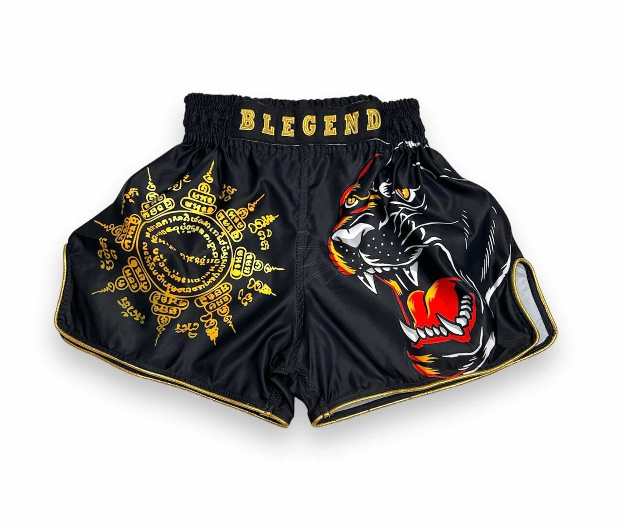 Трусы боксерские BLEGEND Базовая коллекция, размер M, золотой, черный — фото 1