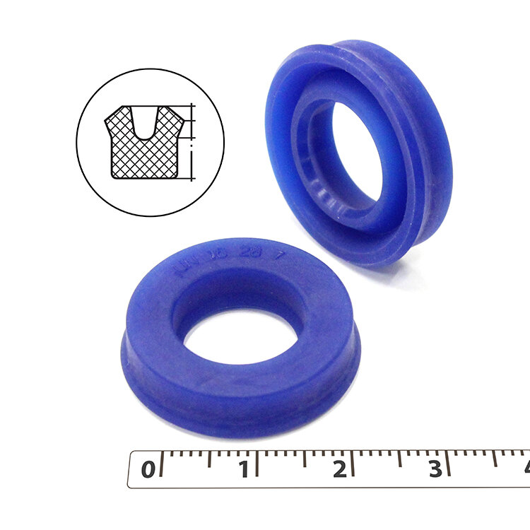Манжета гидравлическая 16х28х7 (манжета цилиндра 28*16*7) тип UN PU (полиуретан)
