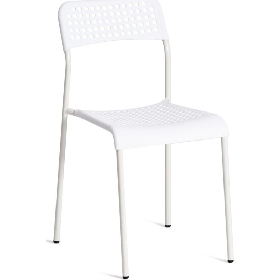 Стул Tetchair ADDE (mod. C-049) / 1 шт. в упаковке металл/пластик, 39 х 49 х 78 см, White (белый)