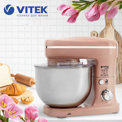 планетарный миксер vitek vt 4102 Планетарный миксер VITEK VT-4102