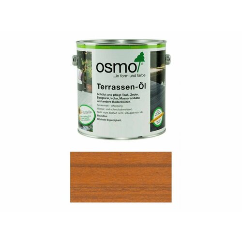 Масло OSMO Terrassen-Öle, 006 Масло для бангкирай Натуральный тон, 0,75л
