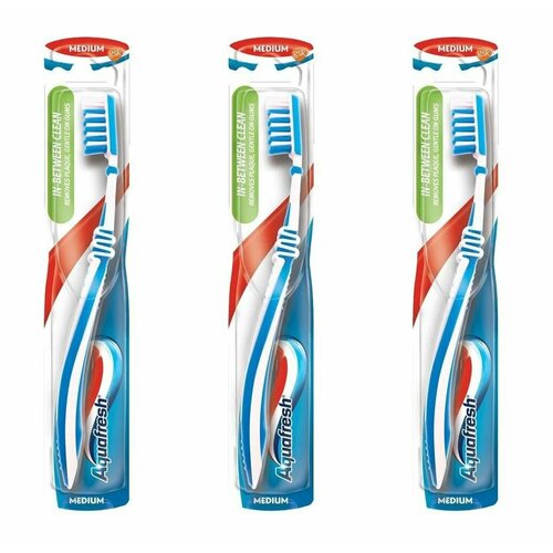 Aquafresh Зубная щетка FLEX In-between clean medium, 3 шт.