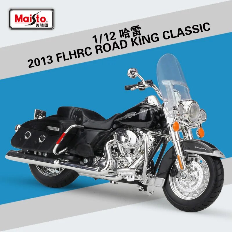 Maisto 1:12 Harley-Davidson 2015 Street Glide из металла, 2013 Flhrc Road King