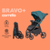 Коляска прогулочная CARRELLO Bravo Plus CRL-5515, всесезонная, си...