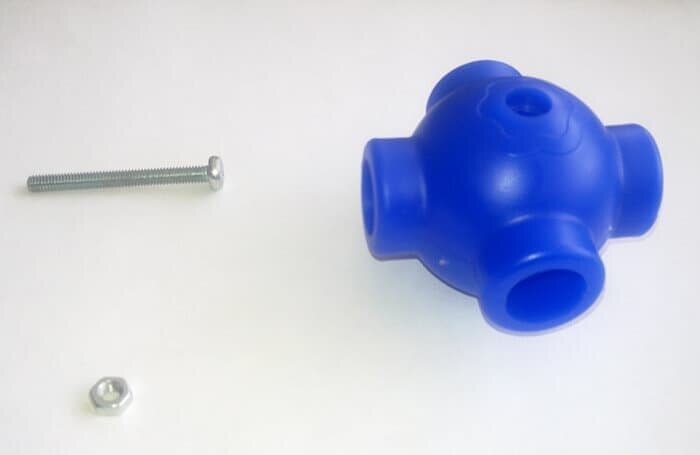 Крестовина для создания сетки для лазания: фиксатор для шнура, веревки, для создания детских игровых площадок.