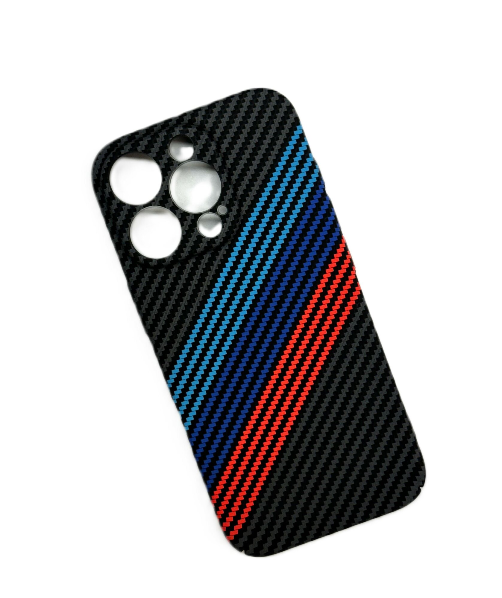 Чехол для Iphone 16 Pro Max из ударопрочного пластика под карбон Luxo цветной