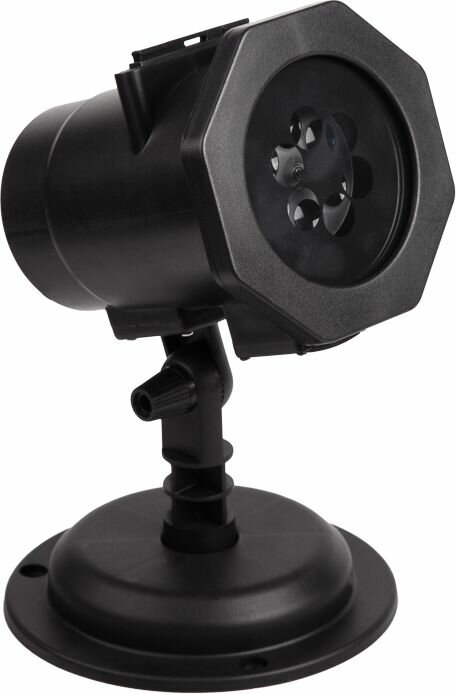 Led проектор 12 сменных слайдов цвет rgbw 12в Черный