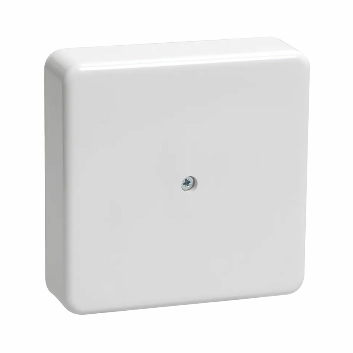 Коробка распаячная IEK КМ открытой установки 75х75х20 мм IP40 белая