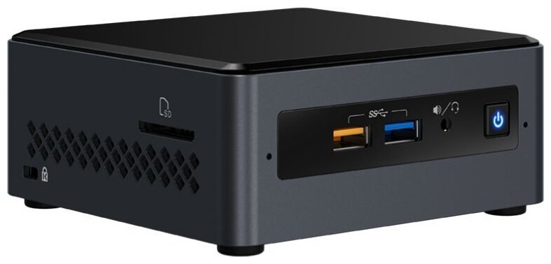 Платформа Intel Celeron J4005, 2*DDR4, 2.5" HDD, HD graphics, SDXC, Glan, WiFi, BT, 2*HDMI, 4*USB 3.0, (no cord) - фото №1