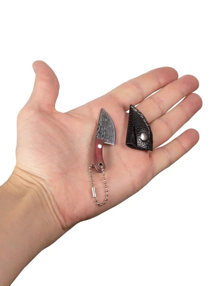 Брелок Saana, коричневый/красный — фото 1