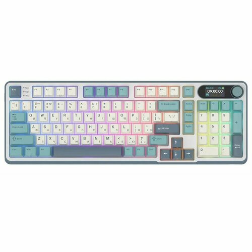 Royal Kludge RK-S98 Light Could USB24 GHzBluetоoth RGB Hot Swap Chartreuse switch 11769₽