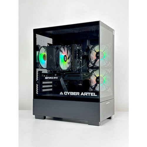 Мощный игровой ПК CYBER ARTEL Intel Core i5-13400F, RAM 32ГБ, SSD 1000ГБ, RTX 4060 Windows 10 Pro компьютер для игр