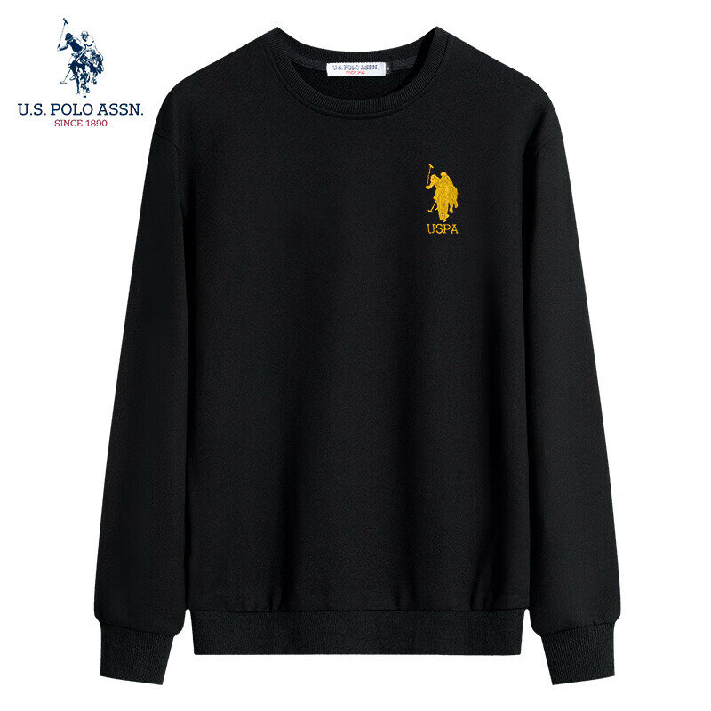 Свитшот U.S. POLO ASSN., размер 2XL, , black
