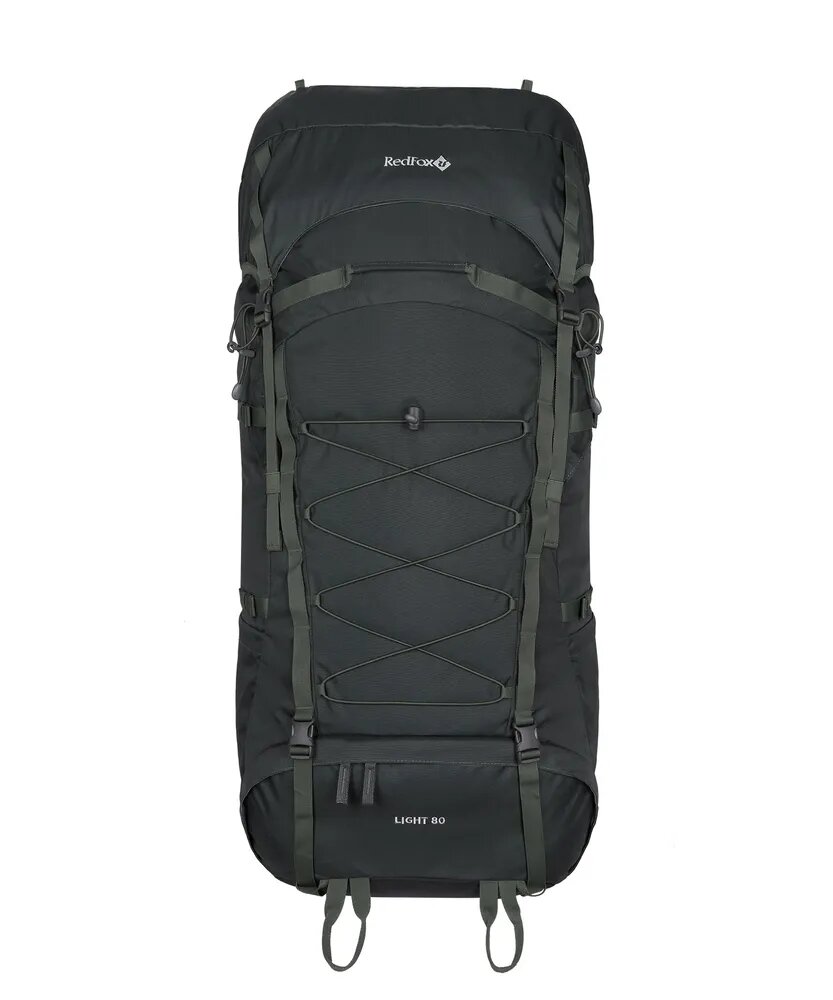 Рюкзак туристический RedFox Light 80 V6 5900/т. хаки, два входа