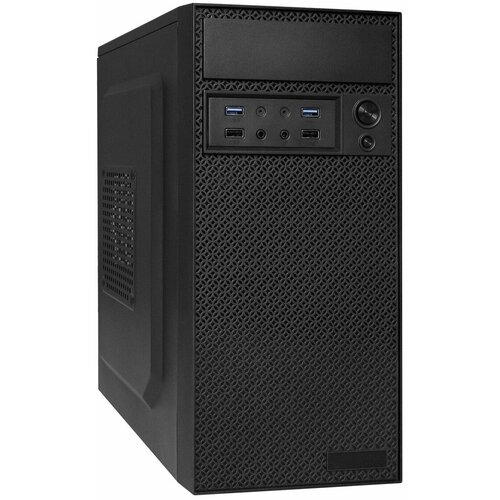 Exegate EX291271RUS Корпус Minitower ExeGate BAA-109U2 (mATX, без БП, 2*USB+2*USB3.0, аудио, черный)