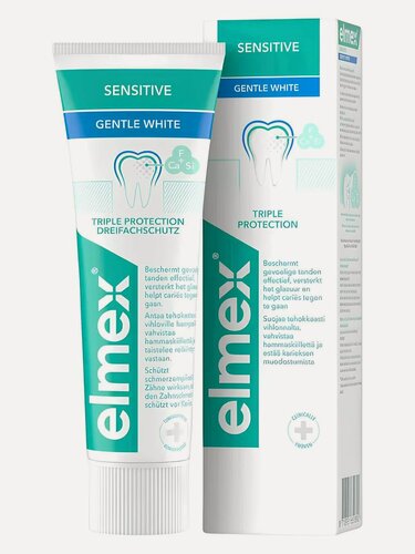 Изображение товара Зубная паста Elmex Sensitive Gentle White, бережное отбеливание для чувствительных зубов, 75 мл