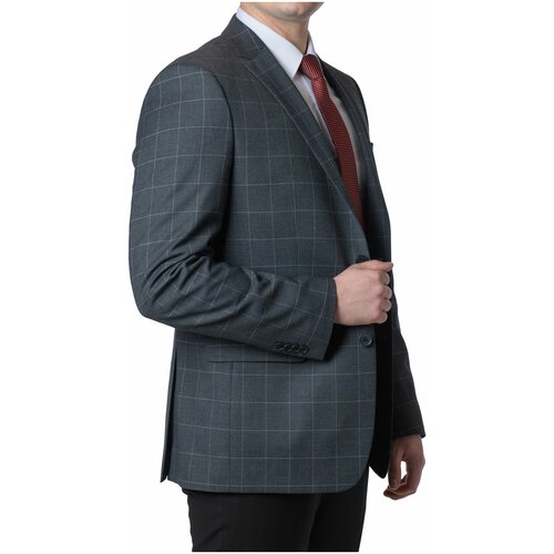 Пиджак Valenti, размер 50/188, серый