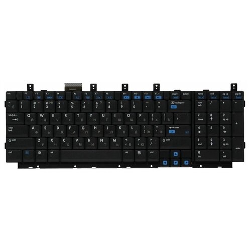 клавиатура для ноутбука hp pavilion dv8000 черная Клавиатура для ноутбуков HP Pavilion DV8000 RU, Black