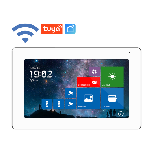 фото Freedom 7 fhd wifi - 7" сенсорный монитор full hd домофона c переадресацией вызова на смартфон версия: 4290 novicam