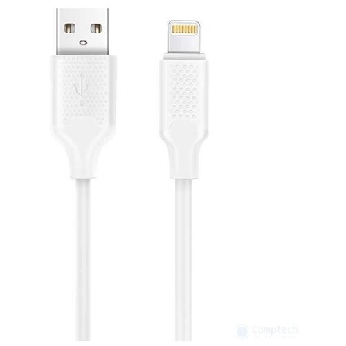 Harper USB A - 8-pin BCH-521 White (Кабель (ПВХ) для зарядки и синхронизации 2A Быстрая зарядка.)