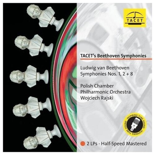 Классика TACET POLISH CHAMBER PHILHARMONIC ORCHESTRA - Beethoven - Symphonies Nos. 1,2 + 8 (LP)