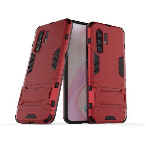 фото Чехол-бампер mypads для vivo x30 pro противоударный усиленный ударопрочный красный