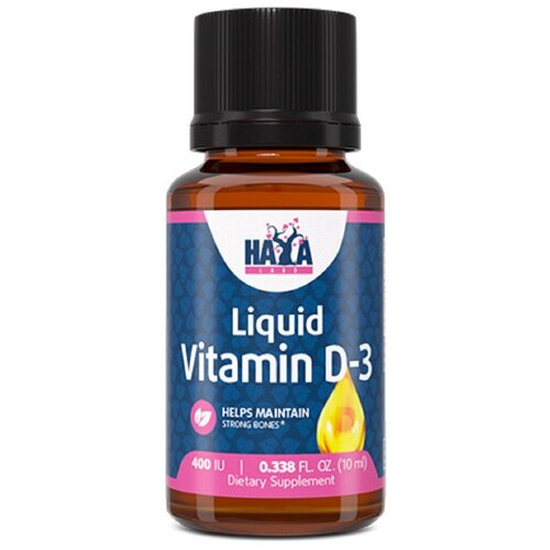 Купить Liquid Vitamin D-3 400 IU (10ml), HAYA LABS