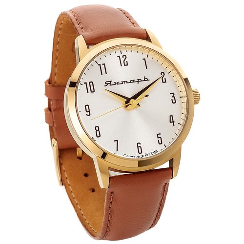 фото Amberholl мужские наручные часы от бренда янтарь™ на кожаном ремешке