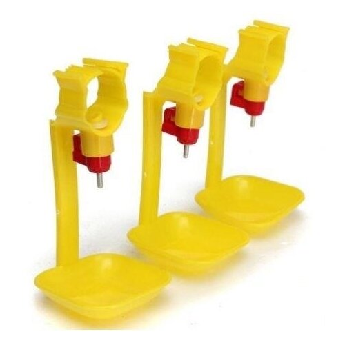 Ниппельная поилка с капле улавливателем для кур 10 шт.