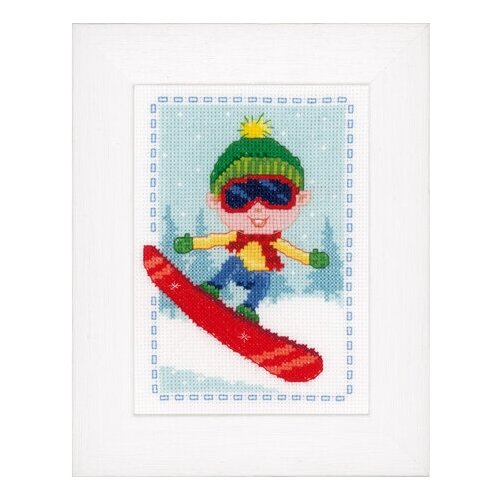 фото Набор для вышивания vervaco pn-0147937 сноубордист