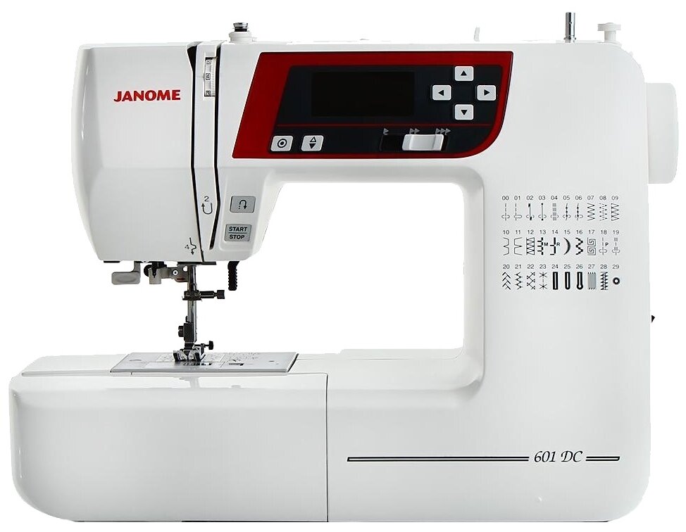Швейная машина с микропроцессорным управлением Janome 601 DC