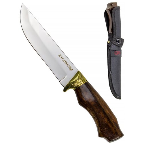 Нож туристический Pirat Кардинал, ножны кордура, длина клинка 14,8 см