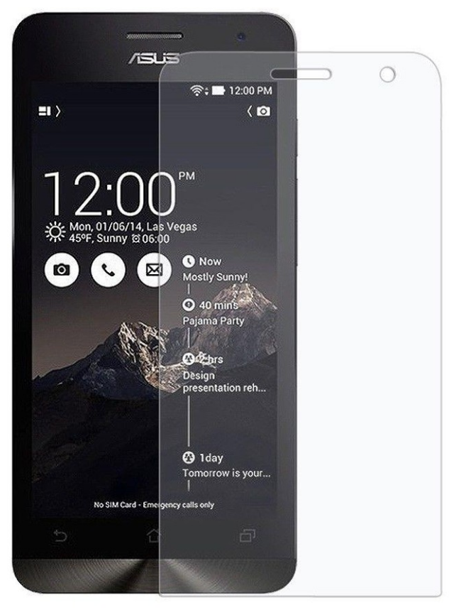 Защитная пленка MyPads (только на плоскую поверхность экрана, НЕ закругленная) для телефона Asus Zenfone 5 A501CG глянцевая