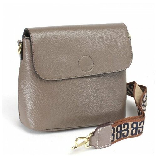 фото Сумка женская натуральная кожа gu 2066-8845, 1отд+карм/пер, 2плеч/рем, капучино 237234 аделия