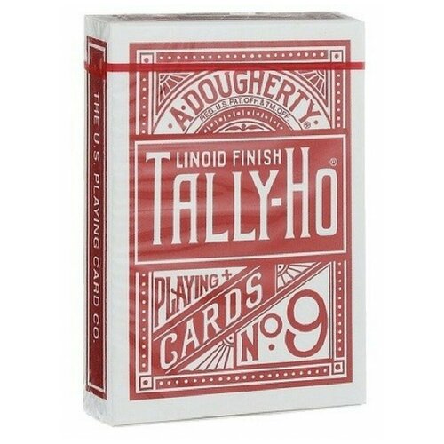 карты tally ho standard index red fan Игральные карты Tally-Ho Circle back, красные, Tally-Ho