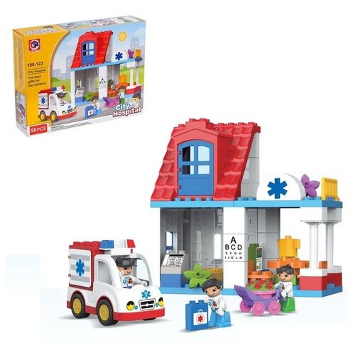 фото Конструктор "городская больница", 50 деталей kids home toys