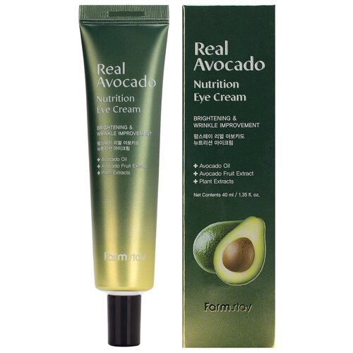 FarmStay Питательный крем для век с маслом авокадо Real Avocado nutrition eye cream