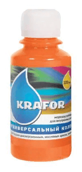 Колеровочная краска Krafor универсальный, №23 карамель, 0.1 л - фотография № 3