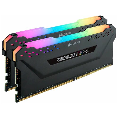 Модуль памяти Corsair Vengeance RGB PRO 16GB DDR4 3600MHz DIMM Heatspreader CMW16GX4M2D3600C18 842800₽