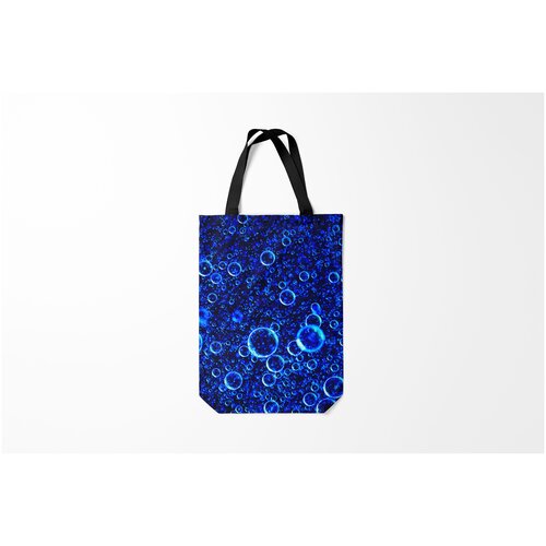 фото Сумка-шоппер / 31х42 см / тренды / геометрия пузыри burnettie