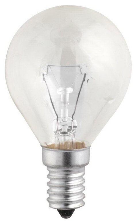 Лампа накаливания Е14 Лампы накаливания / P45 240V 40W E14 clear Jazzway (3320256), цена за 1 шт.