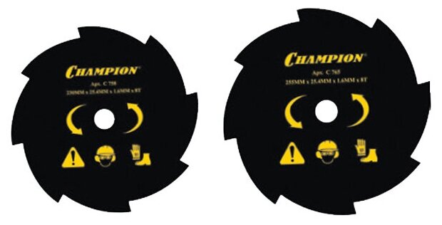 Нож для жесткой травы CHAMPION 8/255/254 (Т283 Т284125R325RDx/Rx323R235R FS8085100 FR85350450)