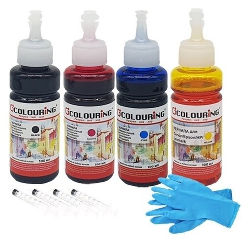 Colouring CG_INK_T67354A_LC_70ml чернила (Epson T6735 - C13T67354A) голубой 70 мл (совместимый)