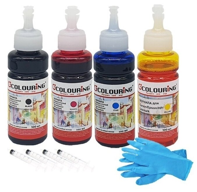 Colouring CG_INK_T67314A_BK_70ml чернила (Epson T6641 - C13T66414A) черный 70 мл (совместимый)