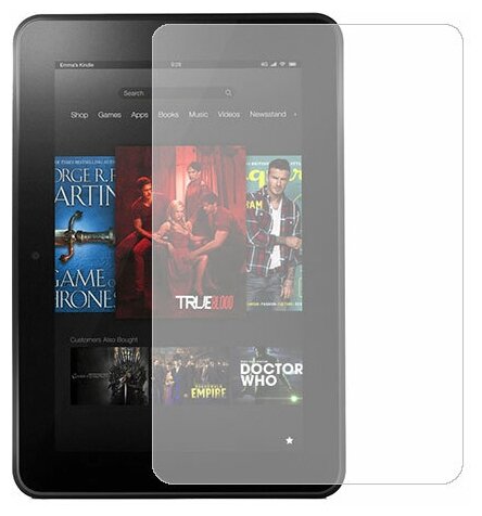Amazon Kindle Fire HD 8.9 LTE защитный экран Гидрогель Прозрачный (Силикон) 1 штука