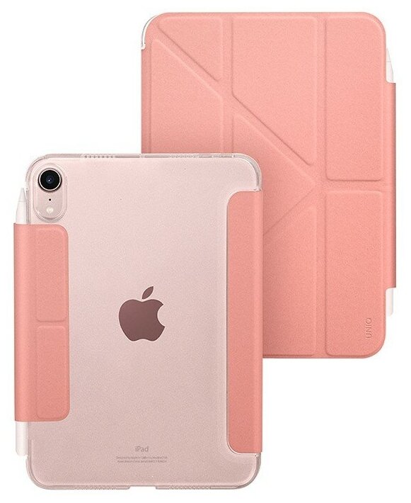 Чехол Uniq CAMDEN Anti-microbial для iPad Mini 6 (2021) pink