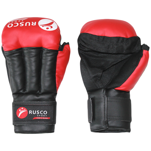 фото Перчатки для рукопашного боя, rusco к/з, красные размер 6 rusco sport