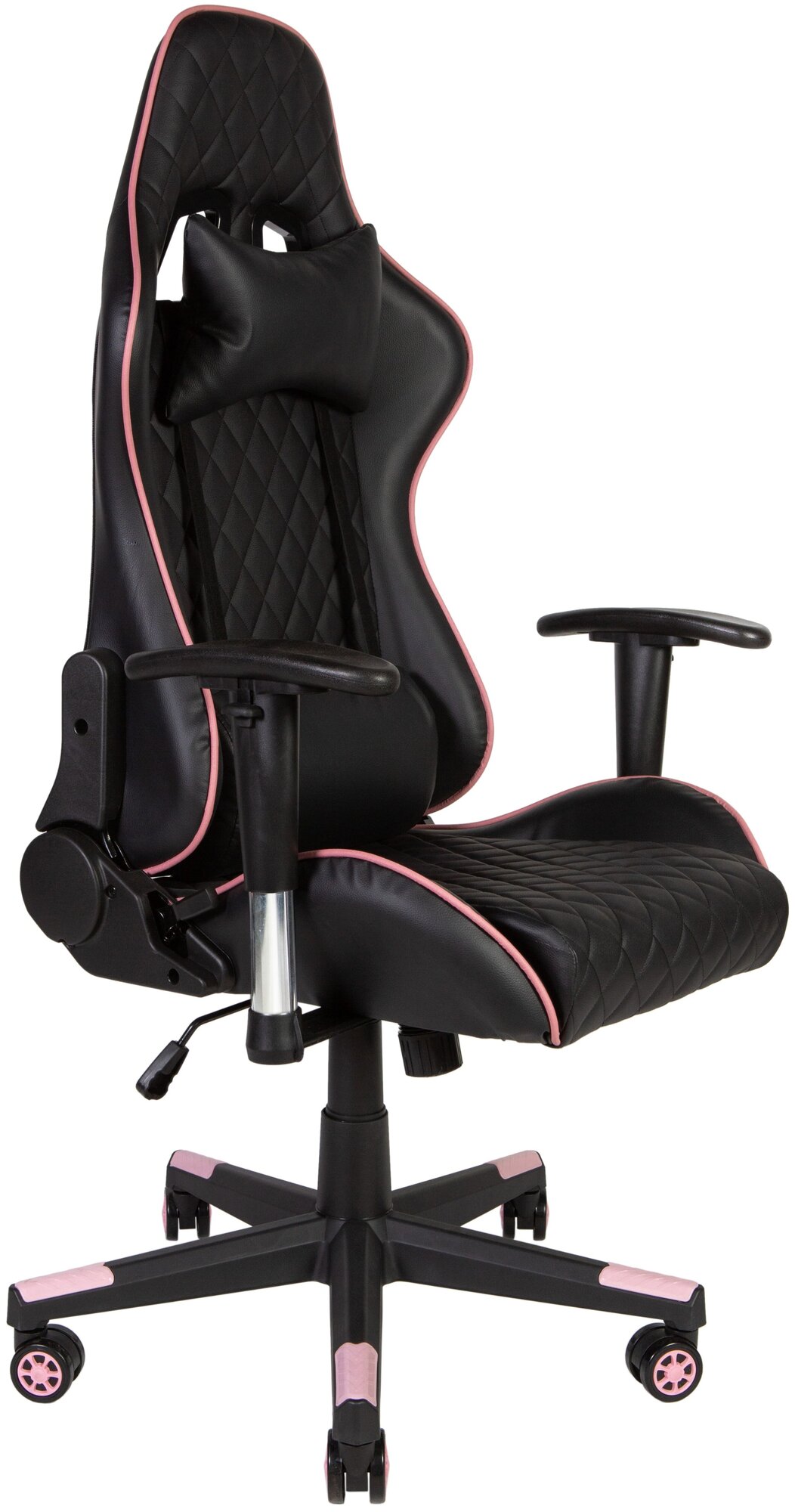 Компьютерное кресло NORDEN Lotus Gto игровое, обивка: искусственная кожа, цвет: черный/фиолетовый - фотография № 1
