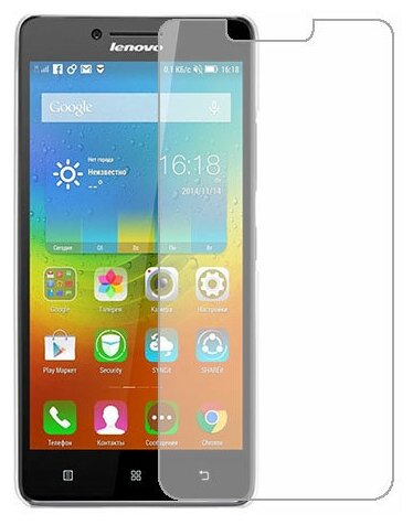 Lenovo A6000 защитный экран Гидрогель Прозрачный (Силикон) 1 штука